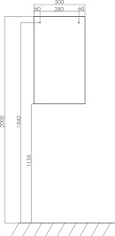 Акватон Зеркало Йорк 50 – фотография-2